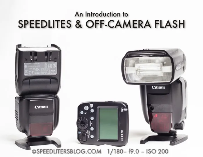 Two Canon 600EX-RT speedlites and a Yongnuo YN-E3-RT radio trigger