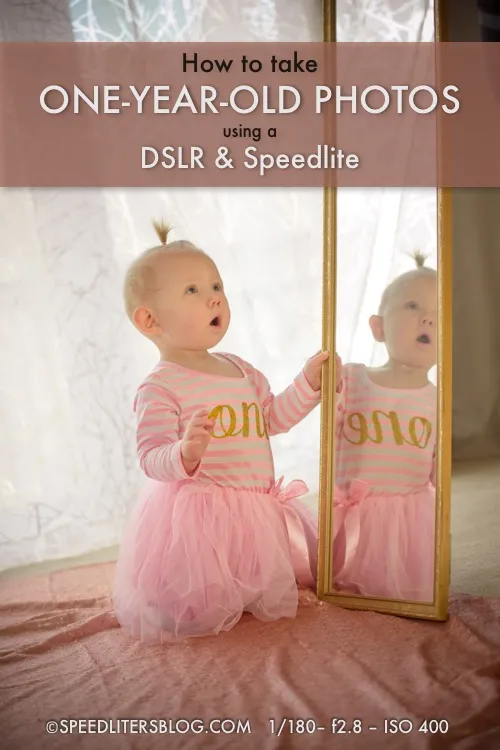One Year Old Photos Combining Natural Light and a Single Strobe